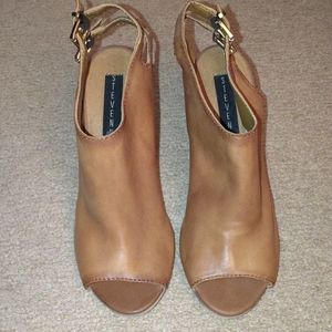 Size 10 Steven by Steve Madden Cognac Heels